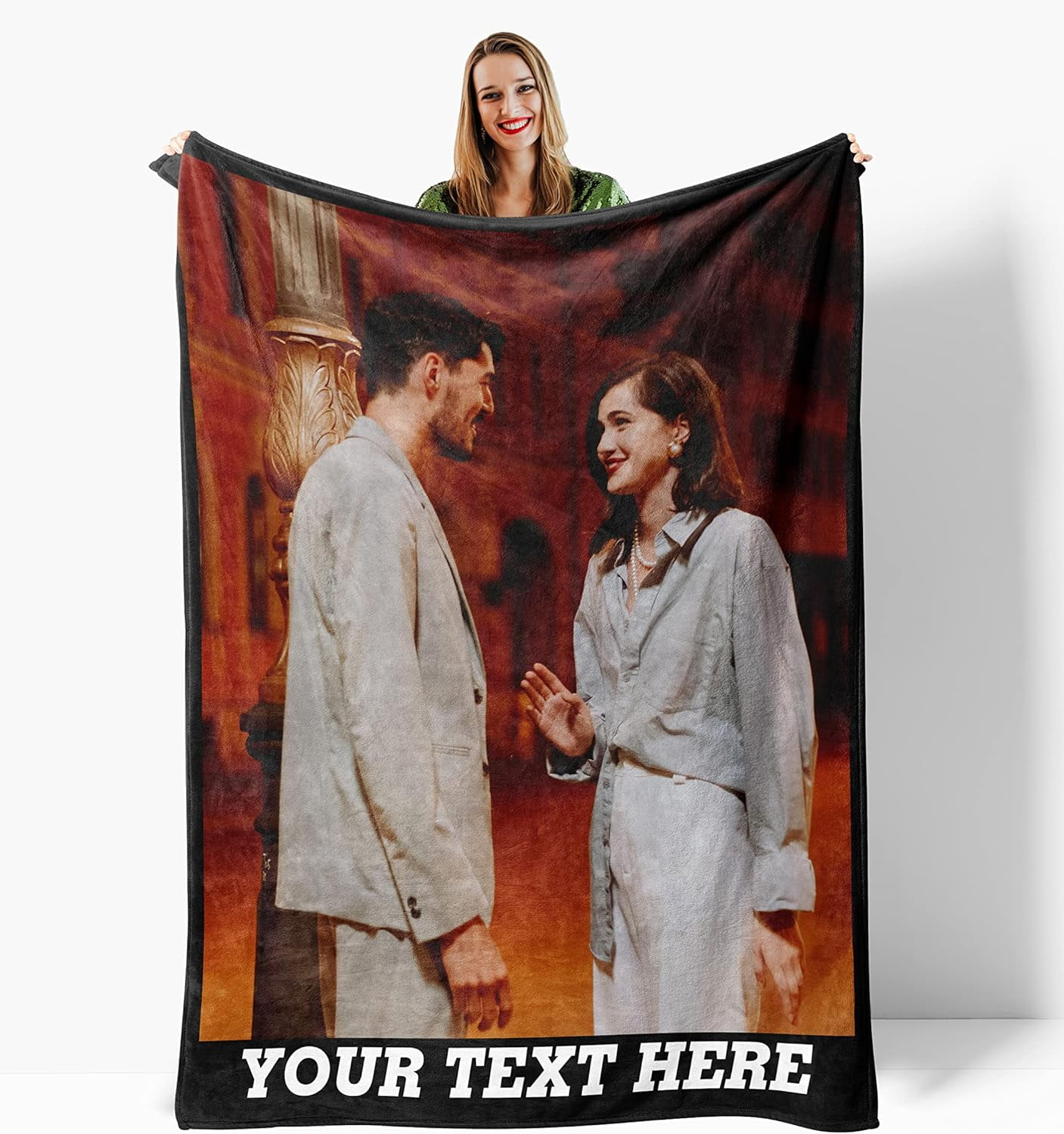 Custom Blanket with Photos Made in USA Personalized Gifts Personalized