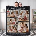 thumbnail image 1 of Custom Blanket with Photos Text Customized Picture Blankets, Personalized Throw Blanket for Kid Adult Mother Father Friend Lovers Pet, Custom Gifts for Halloween Christmas Valentines Birthday 40*50 In, 1 of 6