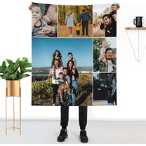 Custom Blanket with Photos Text Customized Throw for Christmas Birthday Personalized Gift Flannel Blanket for Family Friends lovers Dog Pets Fits Sofa Bedroom (1 Photo, 50"x60" 127cmX152cm)