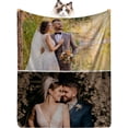 thumbnail image 1 of Custom Blanket with Picture Customized Blankets with Photos Christmas Personalized Blankets and Throws Custom Gifts for Grandma Photo Blanket Picture Blanket Customized Customizable Blanket for Bed, 1 of 6