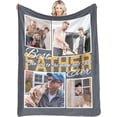 thumbnail image 1 of Custom Blanket with Picture Customized Blankets with Photos Personalized Gifts for Birthday Anniversary Christmas New Year, 10 Photos, 50x60 Inch(Minky Fleece), 1 of 6
