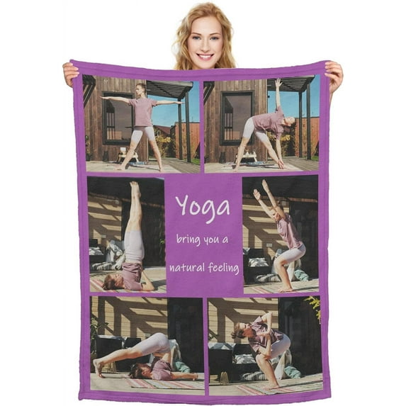 Custom Blanket with Picture,Customized Flannel blanket,Skin Friendly and Wrinkle and Fade-Resistant Perfect Personalized Gift for Halloween Christmas Couples Family and Friends (30'' X 40'', A3)