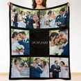 thumbnail image 1 of Custom Blanket with Picture Text Personalized Photos Blanket Gifts for Adult Kid Girlfriend Boyfriend Christmas Halloween Fathers Mothers Valentines Day, 1 of 6