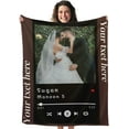 thumbnail image 1 of Custom Blanket with Picture Upload, Customized Blankets with Photos, Personalized Throw Photo Blankets for Anniversary Birthday Wedding Sisters Couples Gift, 1 of 6