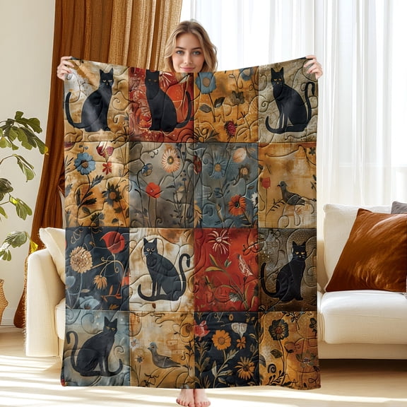 Custom Blanket, Soft Flannel Fleece Throw Blanket for Bed & Sofa - Fuzzy Blankets & Throws 30x40 Inches