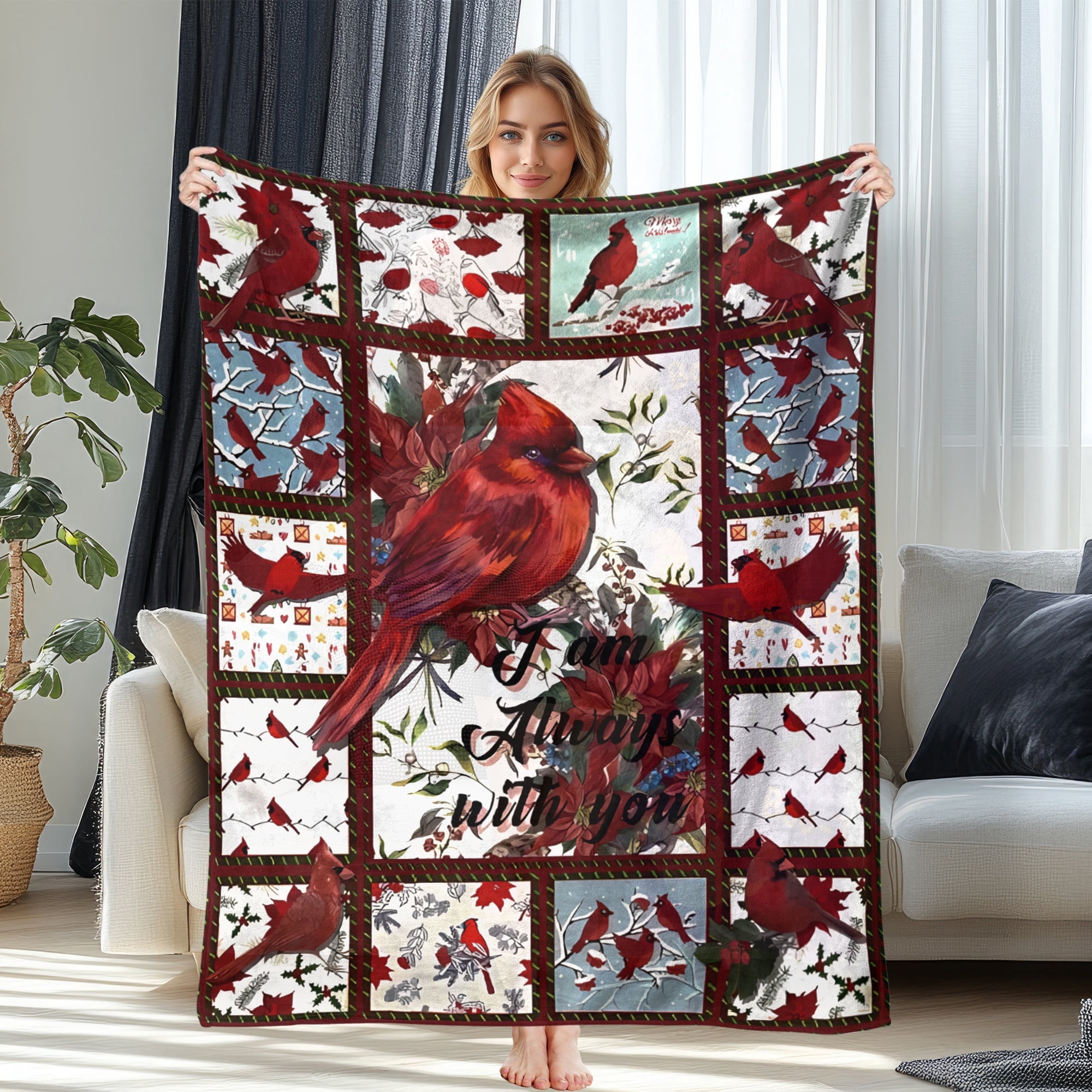 Flannel Fleece Blanket for Bed & Sofa - Soft Printed Throw Blanket ...