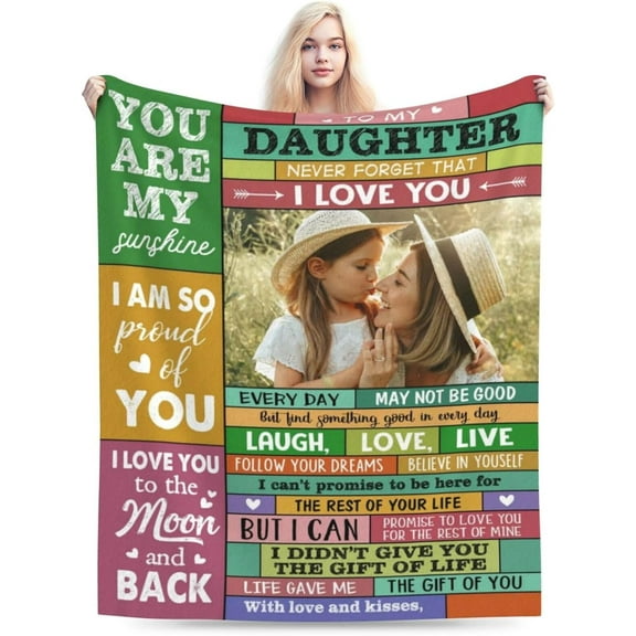 Custom Blanket - Soft, Lightweight, And Vibrant | Personalized Plush Fleece And Flannel For Photo Memories 50"X40"