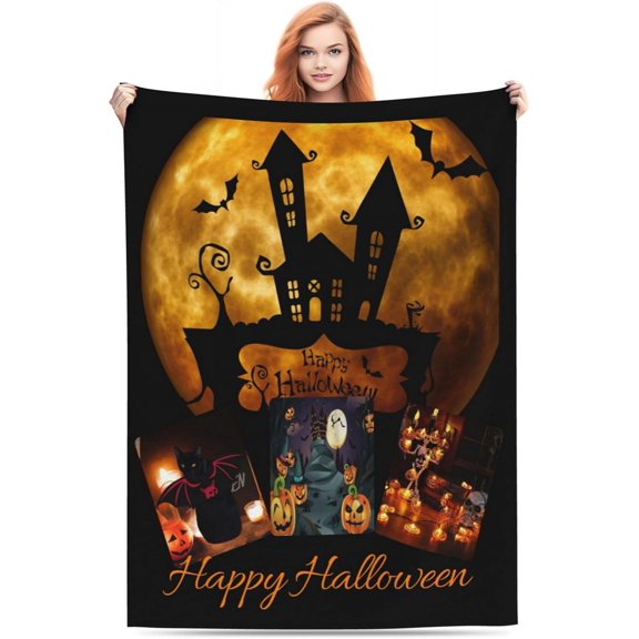 Custom Blanket with Text Photos Customized Blanket Personalized Throw for Adult Kid Birthday Wedding Christmas Halloween Fathers Mothers Valentines Day Gift Couch Sofa Bedroom 40"x 30"
