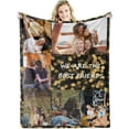 thumbnail image 1 of Custom Blanket with Text Picture Collage Customized Throw Blankets, Birthday Anniversary Wedding Personalized Halloween Christmas Couples Gifts for Boyfriend Girlfriend Photo 8 50"×60", 1 of 6
