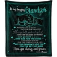 Custom Blanket with Name Throw Blanket Soft Fleece for Gifts