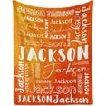 thumbnail image 1 of Custom Blanket with Name for Adults Kids Personalized Blanket and Throw Customized Flannel Name Blanket Personalized (Style-2, 30x40), 1 of 6