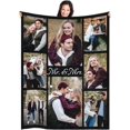 thumbnail image 1 of Custom Blanket with Photos Customized Blanket Personalized Blanket Gifts for Mom, Dad,Christmas, Birthday(1-Photo, 72 * 54in), 1 of 6