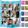 thumbnail image 1 of Custom Blanket with Picture Personalized Blankets and Throws Customized Flannel Blankets for Kids Baby Adult Birthdays, 1 of 6