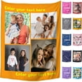 thumbnail image 1 of Custom Blanket with Picture Personalized Blankets and Throws Customized Flannel Blankets for Kids Baby Adult Birthdays, 1 of 6