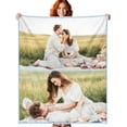 thumbnail image 1 of Custom Blanket with Picture Personalized Blankets with 9 Photos Customized Blanket Gifts for Christmas Valentines Day Gift., 1 of 6