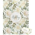 thumbnail image 1 of Custom Blankets with Name for Girls Personalized Baby Name Blankets Customized Swaddle Bed Blankets with Baby Name Flower Personalized Flower Blankets for Toddler Soft and Warm 30x40inch, 1 of 1