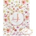 thumbnail image 1 of Custom Blankets with Name for Girls Personalized Baby Name Blankets Customized Swaddle Bed Blankets with Baby Name Flower Personalized Flower Blankets for Toddler Soft and Warm 30x40inch, 1 of 1