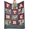 thumbnail image 1 of Custom Blankets Personalized Blankets with Photos Pictures Text Customized Blanket with Photos for Family Adult Kids Friends for Birthday Christmas Valentines, 1 of 6