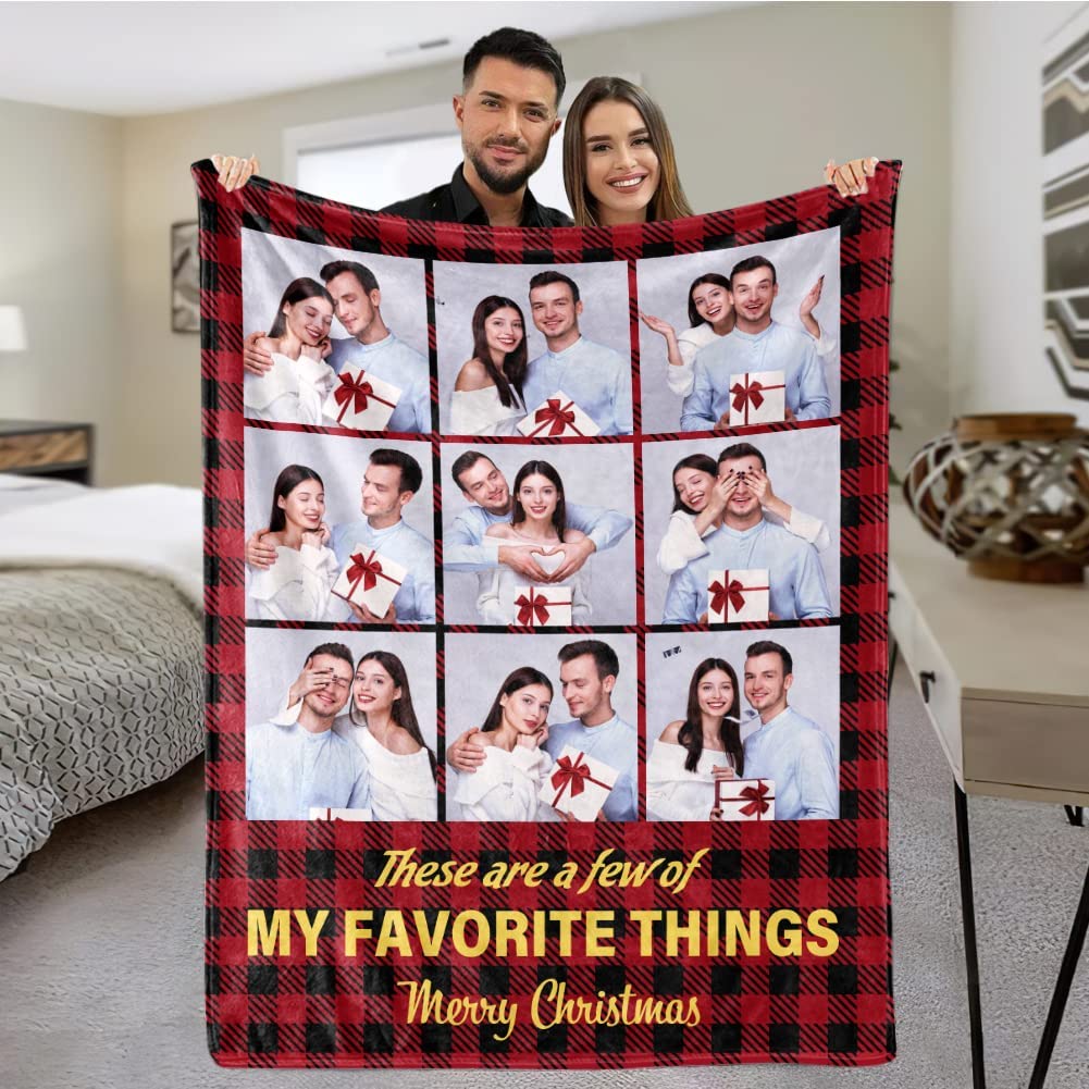 Custom Blankets with Photos Personalized Couples Gifts Customized