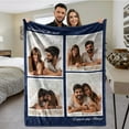 thumbnail image 1 of Custom Blankets with Photos Personalized Couples Gifts Customized Picture Blanket I Love You Gifts Birthday Gift for Wife Husband Girlfriend Boyfriend, 1 of 6