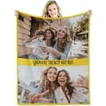 thumbnail image 1 of Custom Blankets with Photos Personalized Picture Blankets Using My Own Photos Custom Blanket Gifts for Boyfriend/Girlfriend/Wife/Husband, Birthday Valentines, 1 of 6
