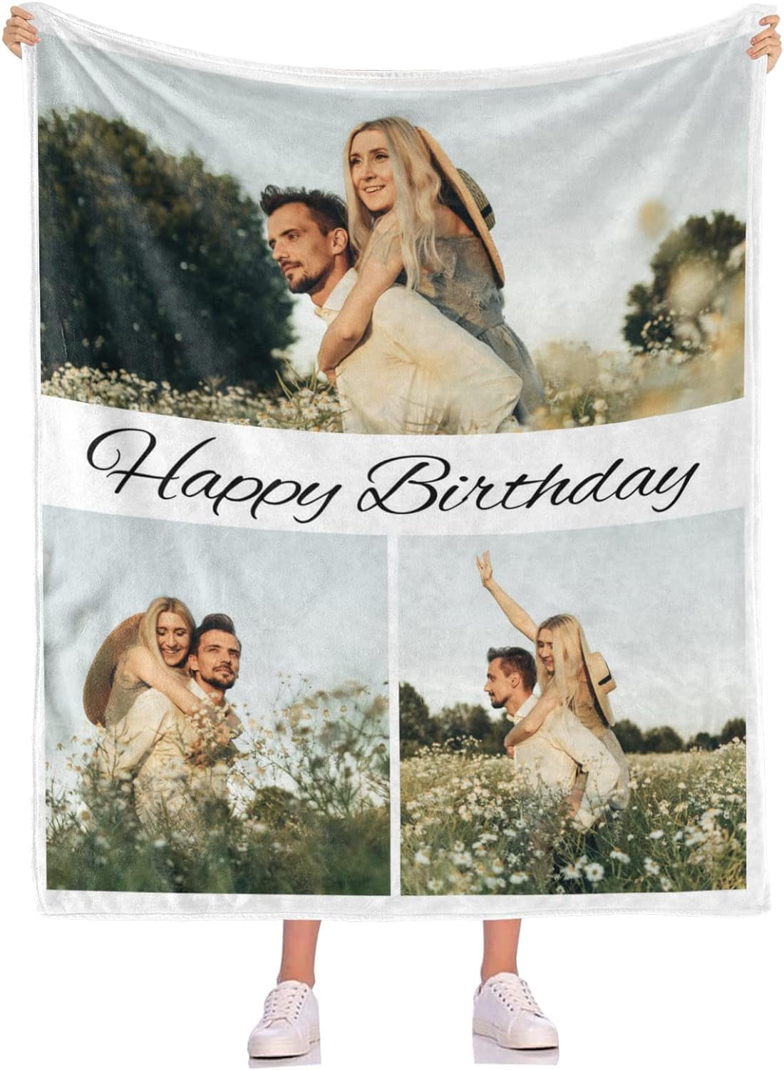 Personalized blankets for him sale