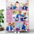 thumbnail image 1 of Custom Blankets with Photos Text, Customized Picture Blankets, Personalized Blanket with 1 Photos Pictures Using My Own Photos, 1 of 6