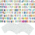 thumbnail image 1 of Custom Body Art Airbrush Nail Stencils - Design Series Set # 8 includes 20 Individual Nail Templates with 16 Designs, 1 of 6