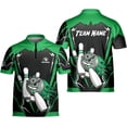 thumbnail image 1 of Custom Bowling Jersey for Men & Women - Style Shirts for Team (Green, L), 1 of 7