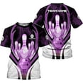 thumbnail image 1 of Custom Bowling Shirts, Personalized Name Bowling Shirts Unisex, Bowling Jerseys for Men & Women, Team Bowling Shirt Gift (Purple, XL), 1 of 10