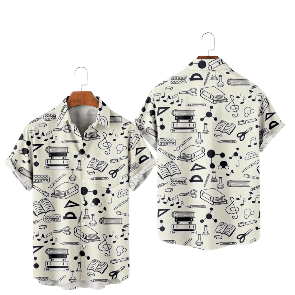 custom pattern button down shirts
