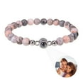 thumbnail image 1 of Custom Bracelet with Picture Inside, Personalized Photo Projection Bracelets, Personalized Picture Natural Stone Bracelet, Memory Gifts for Mother's Day Father's Day, 1 of 7
