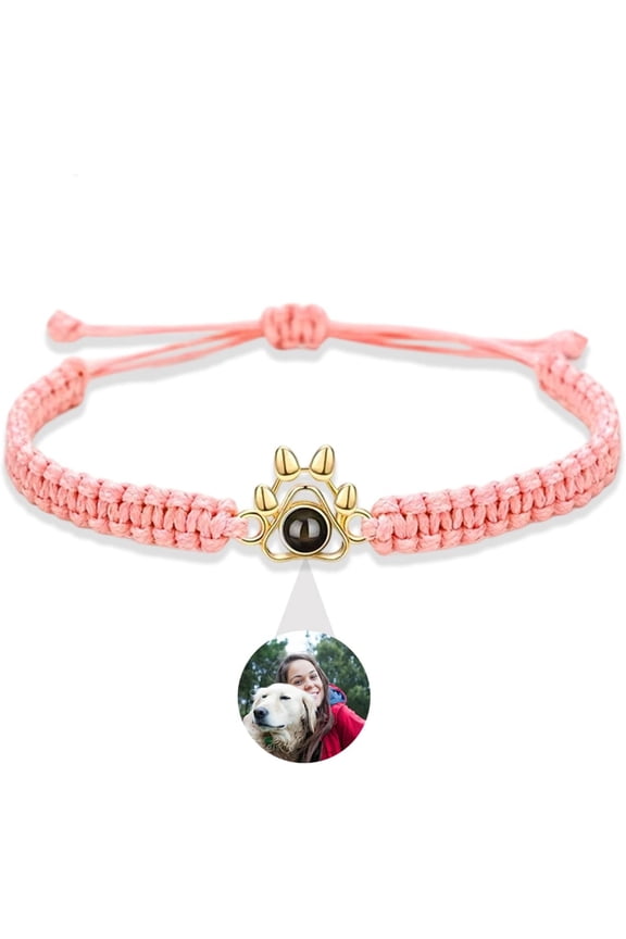 Custom Bracelets with Picture inside Customized Projection Bracelets to wedding & bridesmaid gift with Photos Picture Bracelet Personalized Photo bracelet dog memorial gifts for loss of dog