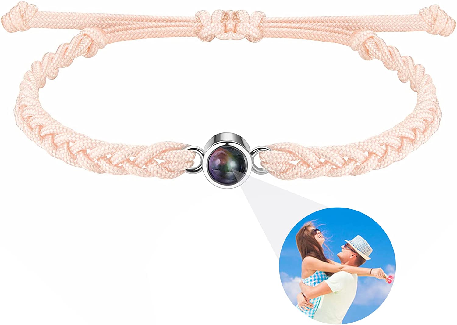 Custom Bracelets with Picture inside Personalized Projection Bracelets with Photos Picture
