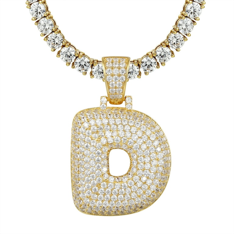 Tennis chain with shop bubble letters