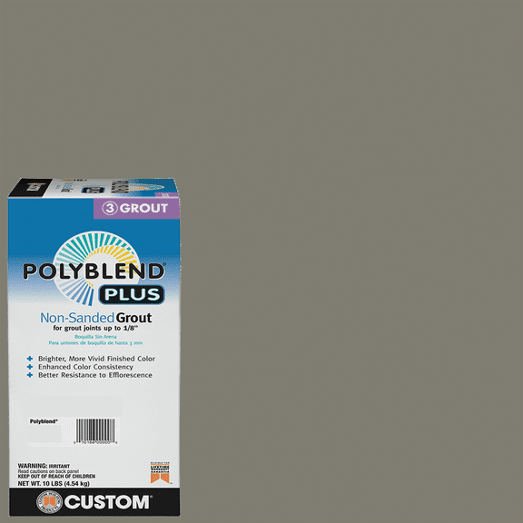 Custom Building Prod. Custom Building Products PolyBlend PLUS Non-Sanded Tile Grout - Pack of 2  Residential Use, Standard Application