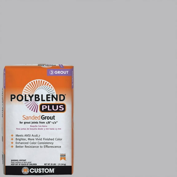 Custom Building Prod. Custom Building Products PolyBlend PLUS Sanded Tile Grout - Pack of 2