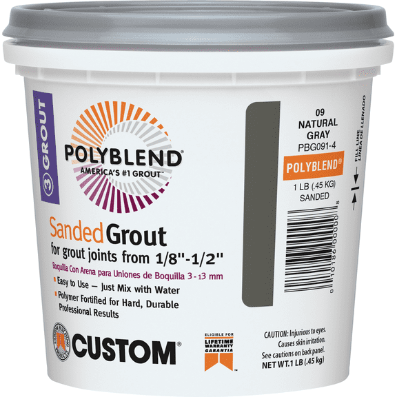Custom Building Prod. Custom Building Products PolyBlend PLUS Sanded Tile Grout - Pack of 2