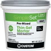 Custom Building Prod. Custom Building Products SimpleSet Pre-Mixed Thin-Set Mortar - Pack of 2
