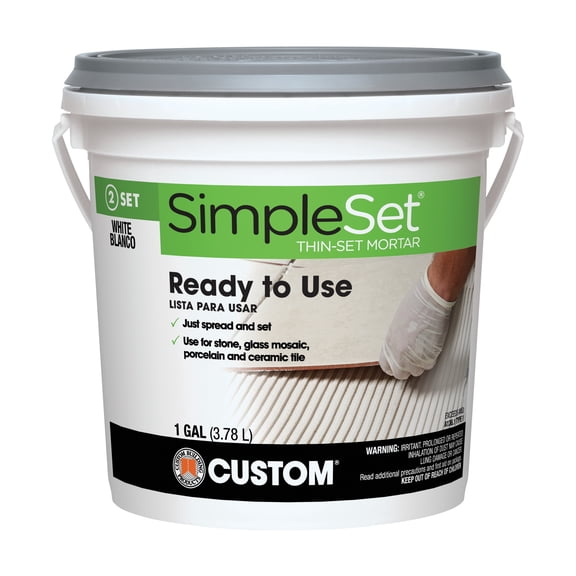 Custom Building Prod. Custom Building Products SimpleSet Pre-Mixed Thin-Set Mortar - Single Pack