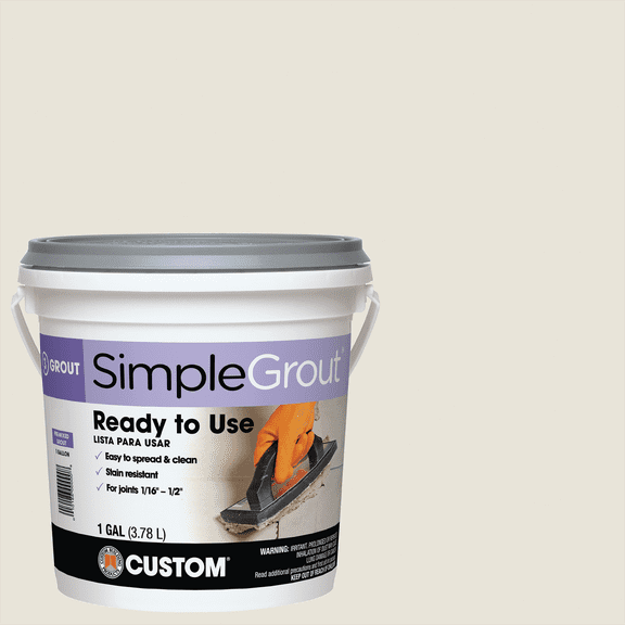 Custom Building Prod. Custom Building Products Simplegrout Tile Grout - Single Pack Residential Use, Standard Application