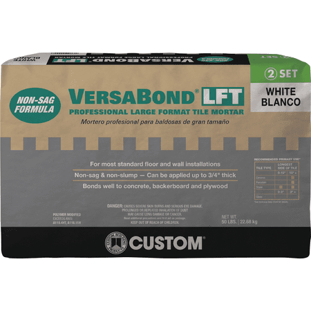 Custom Building Prod. Custom Building Products VersaBond LFT Mortar - Pack of 4 — Residential Use, Standard Application