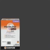 7 lb Charcoal Polyblend Plus Sanded Grout for Indoor and Outdoor Use