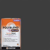 Custom Building Products 1003136 25 lbs Polyblend Plus Sanded Grout, Charcoal