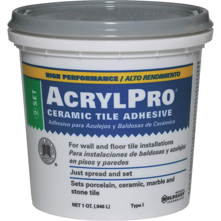 Custom Building Products ARL4000QT Ceramic Tile Adhesive 1 qt. (Pack of 6)