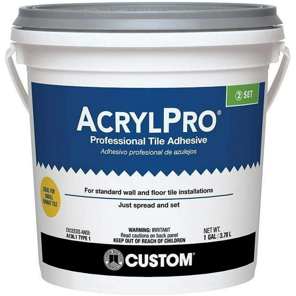 Custom Building Products AcrylPro Ceramic Tile Adhesive 1 gal.