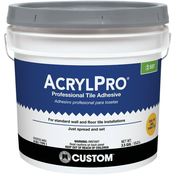 Custom Building Products AcrylPro Ceramic Tile Adhesive 3.5 gal.