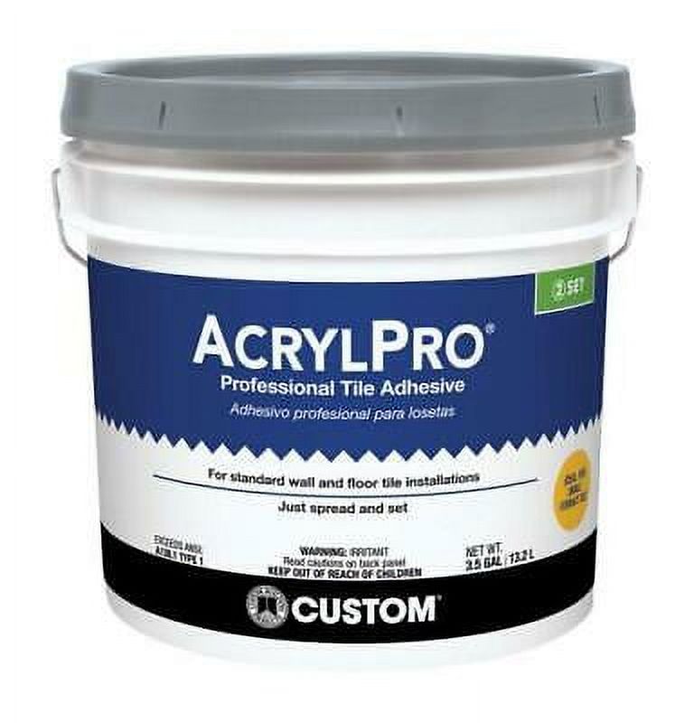 Custom Building Products AcrylPro Ceramic Tile Adhesive 3.5 gal