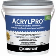 Custom Building Products AcrylPro White Flooring Adhesive 1 gal. for Ceramic, Porcelain