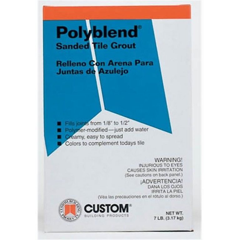 52 tobacco brown grout Custom Building Products Polyblend #52 25 lb. Sanded PBG5225 and wear Polyblend 10.5 Oz. #52 Tobacco